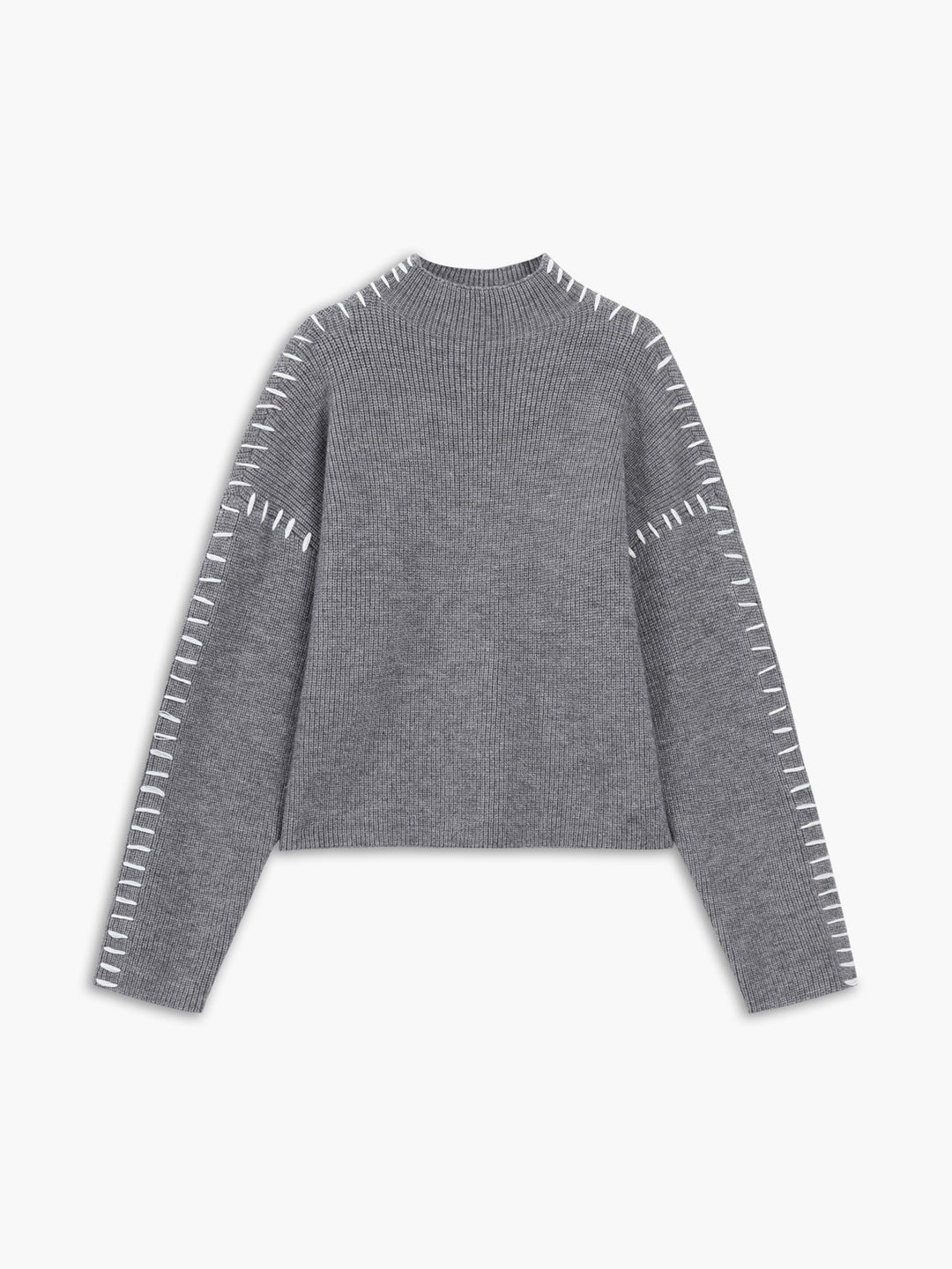 Contrast Stitch Sweater