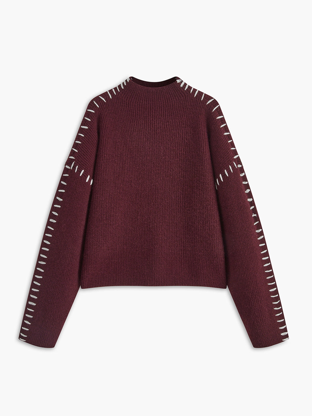 Contrast Stitch Sweater